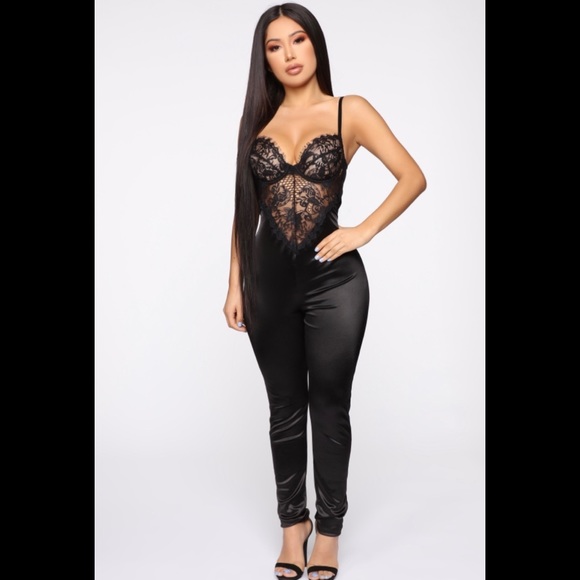 Fashion Nova Pants - Feelings With You Jumpsuit